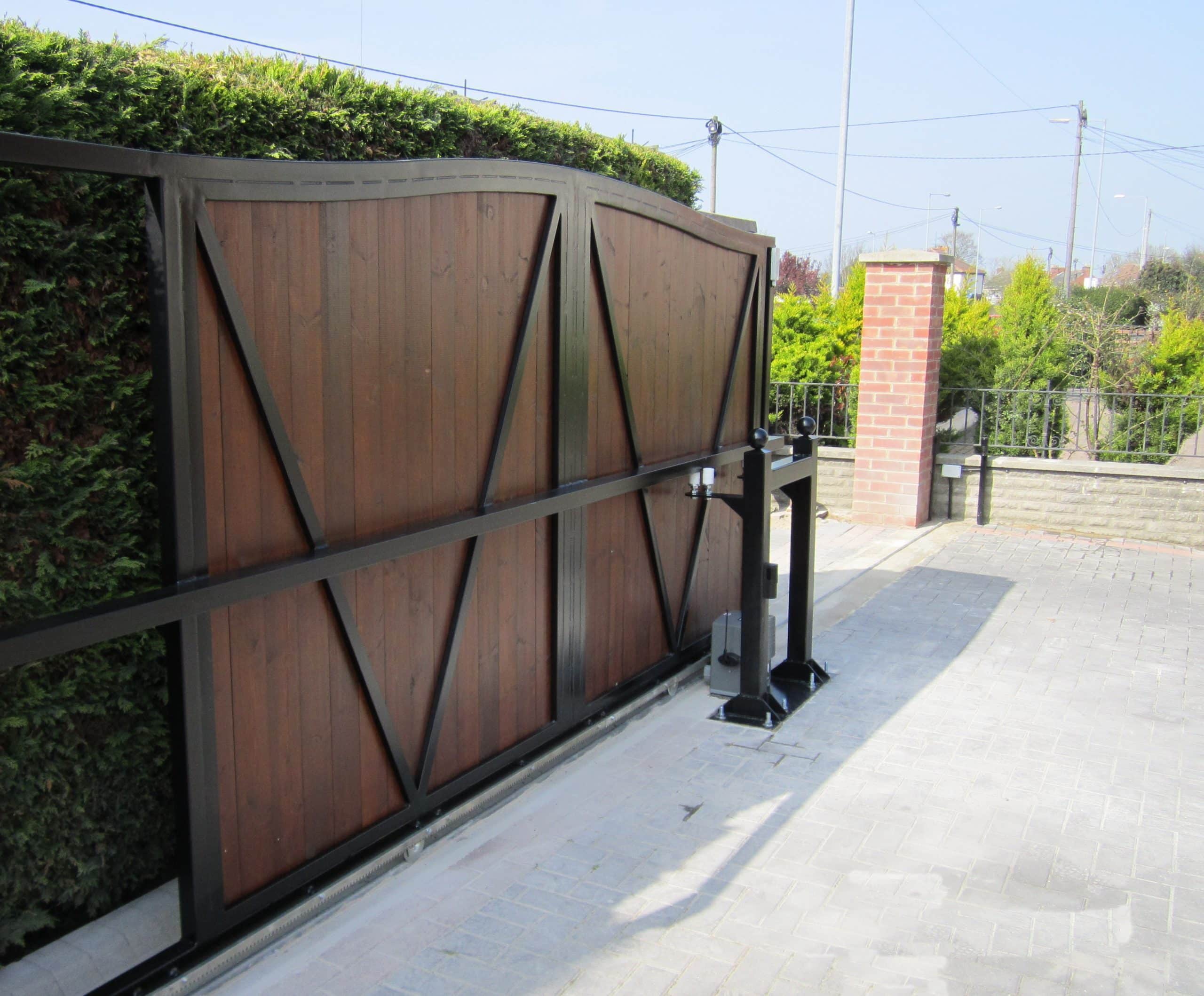 Steel Framed Gates 01 - TPS Electric Gates