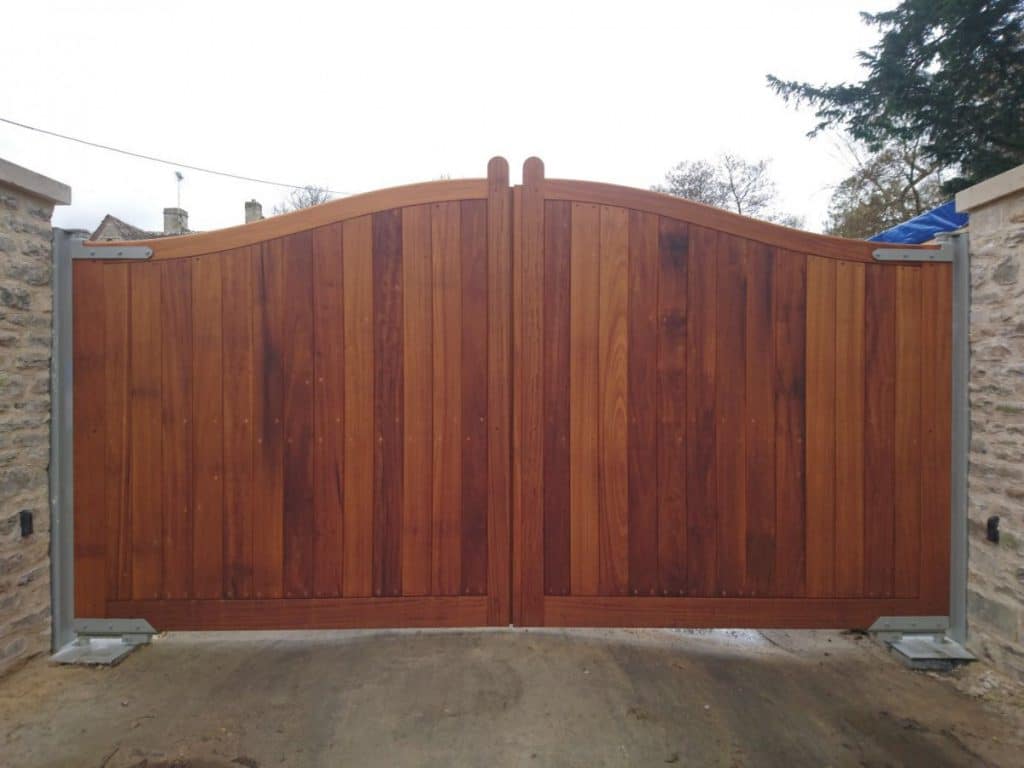 Electric Wooden Gates TPS Gates & Doors Ltd