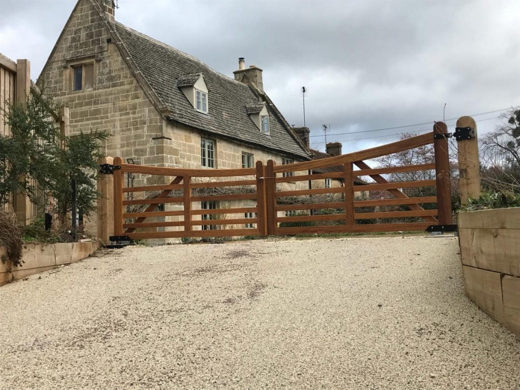 Beautiful Wooden Gates | TPS Electric Gates